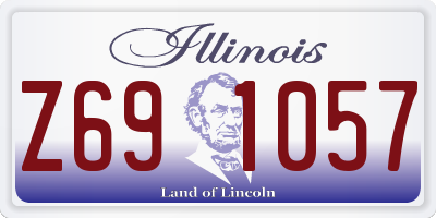 IL license plate Z691057