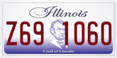 IL license plate Z691060