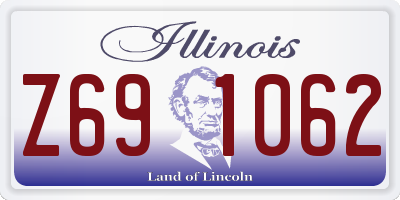 IL license plate Z691062