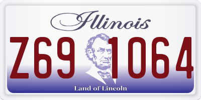 IL license plate Z691064