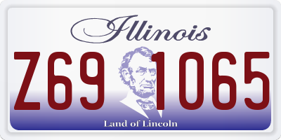 IL license plate Z691065