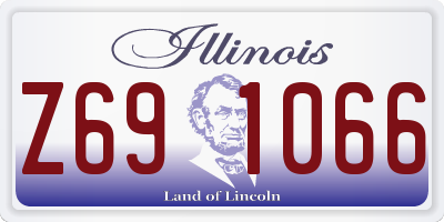 IL license plate Z691066