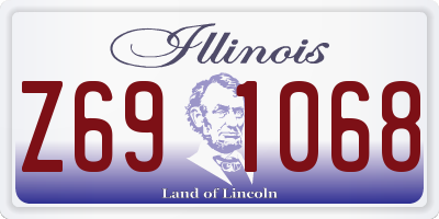 IL license plate Z691068