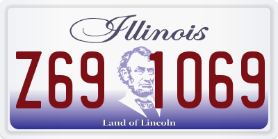 IL license plate Z691069