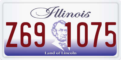 IL license plate Z691075