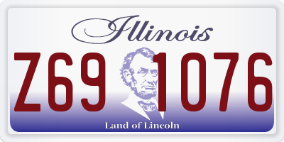 IL license plate Z691076
