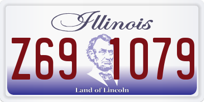 IL license plate Z691079