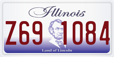 IL license plate Z691084