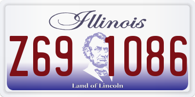 IL license plate Z691086