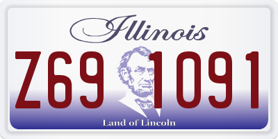 IL license plate Z691091