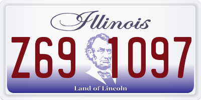 IL license plate Z691097
