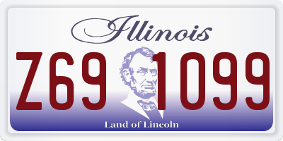 IL license plate Z691099