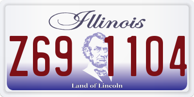 IL license plate Z691104