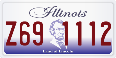 IL license plate Z691112