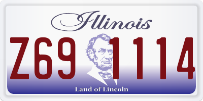 IL license plate Z691114