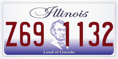 IL license plate Z691132
