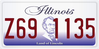 IL license plate Z691135