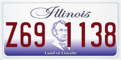 IL license plate Z691138
