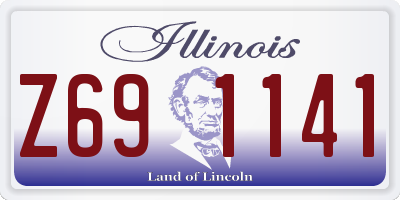 IL license plate Z691141