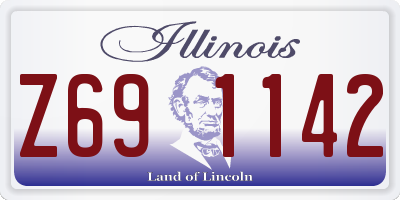 IL license plate Z691142