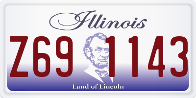 IL license plate Z691143