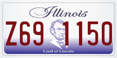 IL license plate Z691150