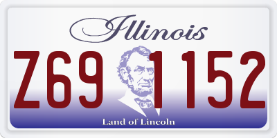 IL license plate Z691152