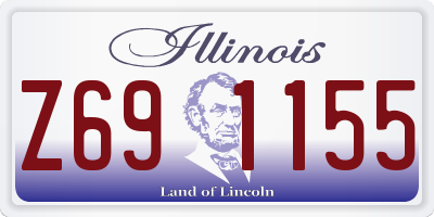 IL license plate Z691155