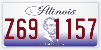 IL license plate Z691157