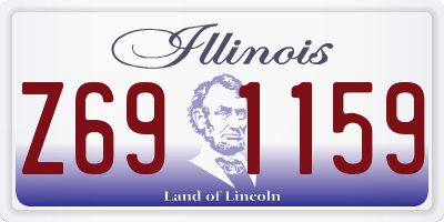 IL license plate Z691159