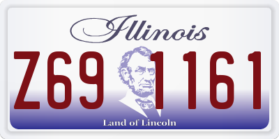 IL license plate Z691161
