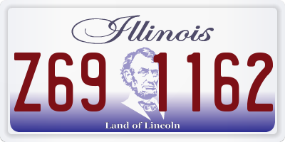 IL license plate Z691162