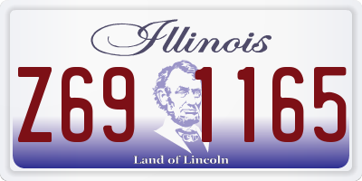 IL license plate Z691165