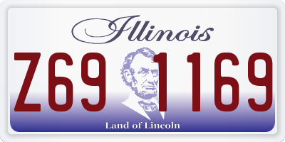 IL license plate Z691169