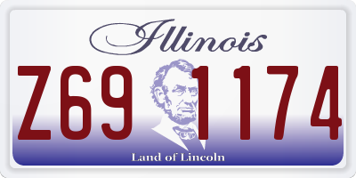 IL license plate Z691174