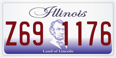 IL license plate Z691176