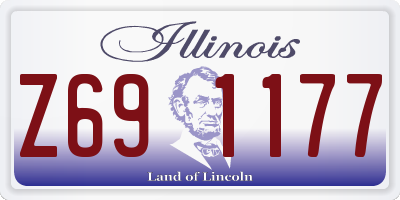 IL license plate Z691177