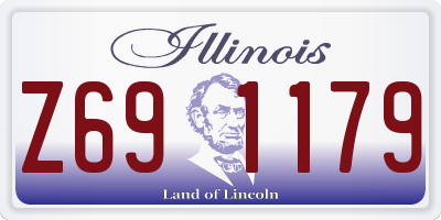 IL license plate Z691179