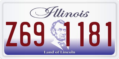 IL license plate Z691181