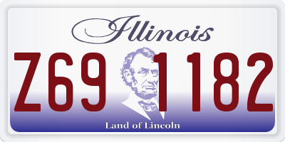 IL license plate Z691182