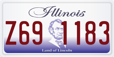 IL license plate Z691183