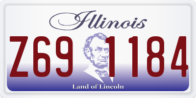 IL license plate Z691184