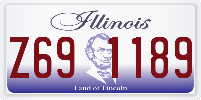 IL license plate Z691189