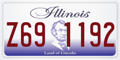 IL license plate Z691192