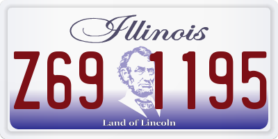 IL license plate Z691195