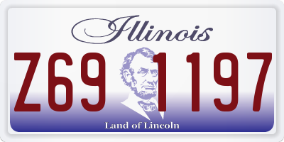 IL license plate Z691197