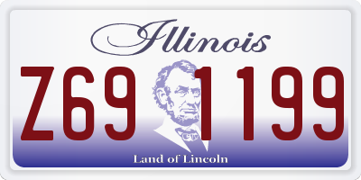IL license plate Z691199