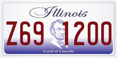 IL license plate Z691200