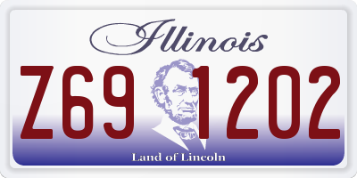 IL license plate Z691202