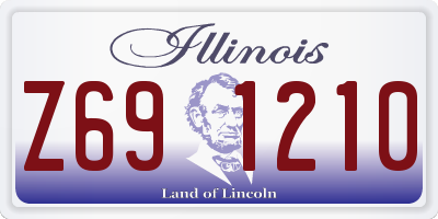 IL license plate Z691210